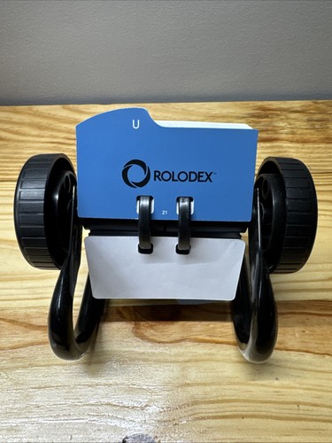 ROLODEX Rotary Spin Index Business Card File Includes All Letters