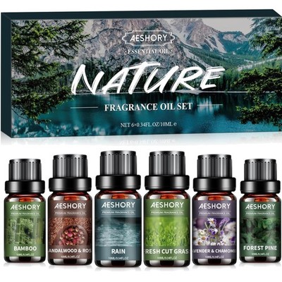 Entspannendes Ätherisches Öle Set   6x10ML Natürliche Düfte für jeden Anlass