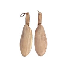 Mens Cedar Shoe Trees Size Medium Adjustable Spring Loaded Boot Shapers