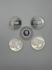 Five 1 oz silver rounds. Buffalo and 9fine mint $72 each selling as a set.