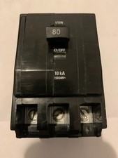 Replacement For Square D QO380 80A Plug-On Circuit Breaker 3-Pole 3 Phases NEW