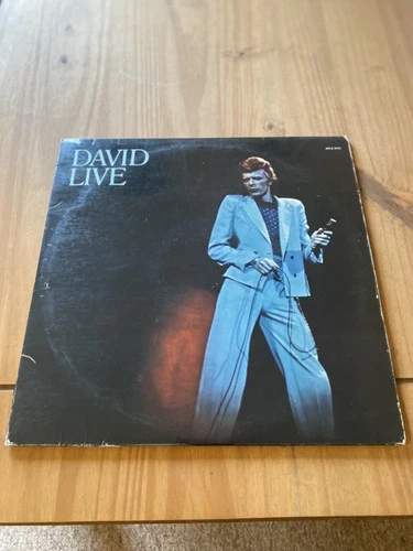 DAVID BOWIE – DAVID LIVE (1974 UK DOUBLE  12" VINYL LP) RCA APL2 0771