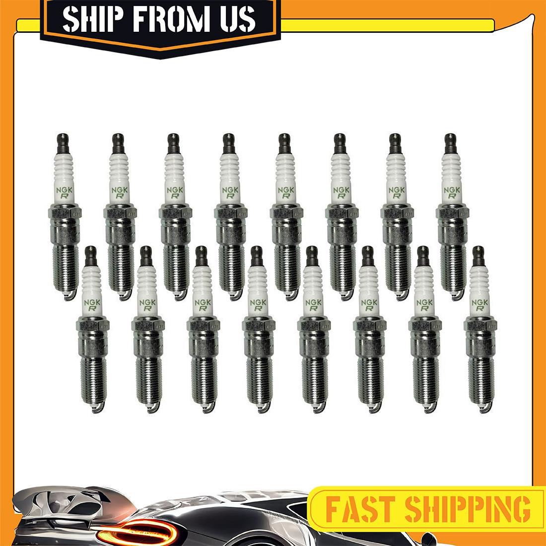NGK Spark Plug 16x For Dodge Ram 1500 2003-2008 Dodge Ram 2500 2003-2008