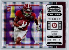 2023 Chronicles Contenders Draft Picks College Ticket Pink  #8 Jahmyr Gibbs RC