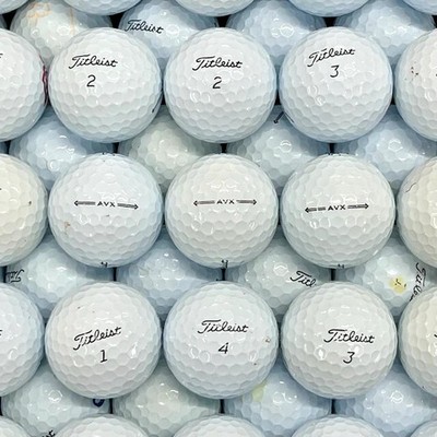 50 Titleist AVX Used Golf Balls 3A Good Condition FREE SHIPPING