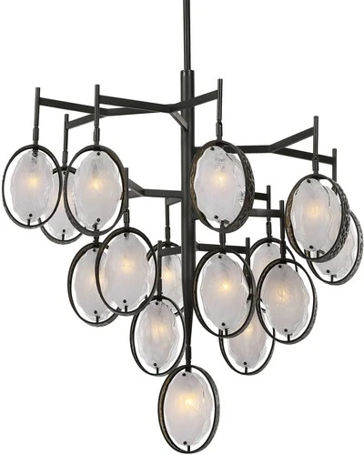 Uttermost 21344 Maxin 36" 15 Light Mid-Century Modern Industrial - Bronze - Picture 1 of 5