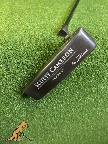 Original Titleist Scotty Cameron Newport Oil Can Raw 35” Blade Putter