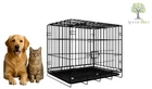 Dog Cage Puppy Training Crate Pet Carrier XL Tooth Brush Blanket Rope Poo Bags