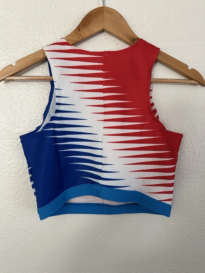 Nike Pro Elite Team EE. UU. Juegos Olímpicos de Tokio Correr Carreras Top Sujetador Singlet Talla Mediana Foto 4 de 4