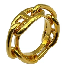 HERMES scarf ring metal jewelry used