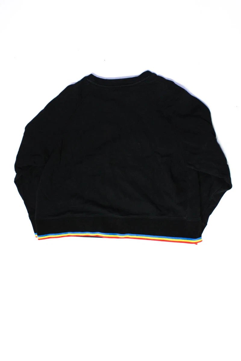 Stella McCartney Kids graphic-print cotton sweatshirt - Black