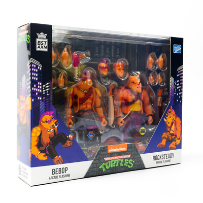 SDCC 2022 TMNT ARCADE BEBOP AND ROCKSTEADY EXCLUSIVE ACTION FIGURE