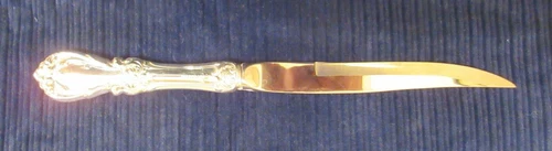 Burgundy Reed & Barton Steak knife 9" w/Honed Blade MINT!!