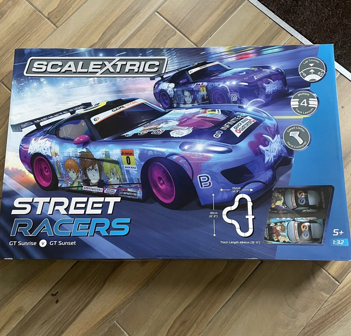 SCALEXTRIC STREET RACERS Set C1376 COMPLETE WORKING eBay