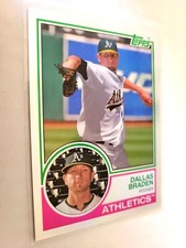 2021 Topps Archives Silver Foil #167 Dallas Braden Oakland Athletics 68/150 