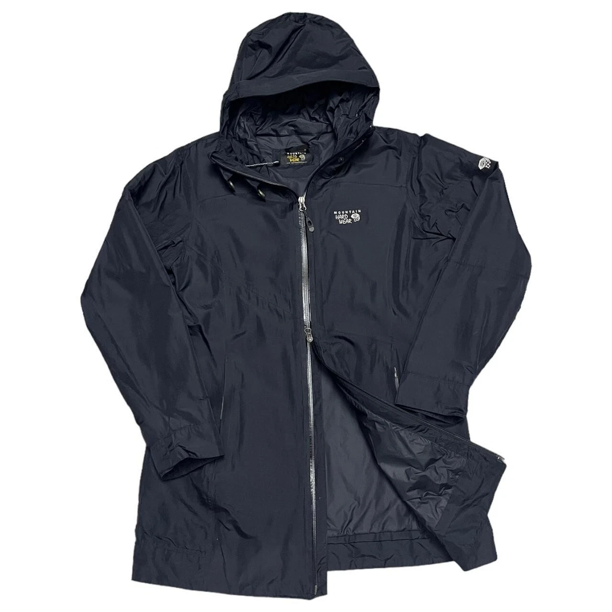 Mountain HardWear Waterproof Long Outdoor Rain Windbreaker Jacket Large