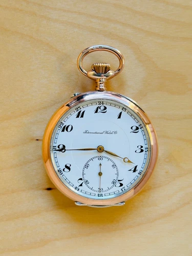 2T321 Antique IWC silver pocket watch, cal: H6 / 31457