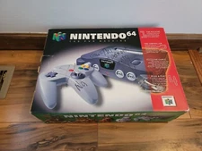 Nintendo 64 N64 Launch System Console CIB Complete In Box Good Shape 18
