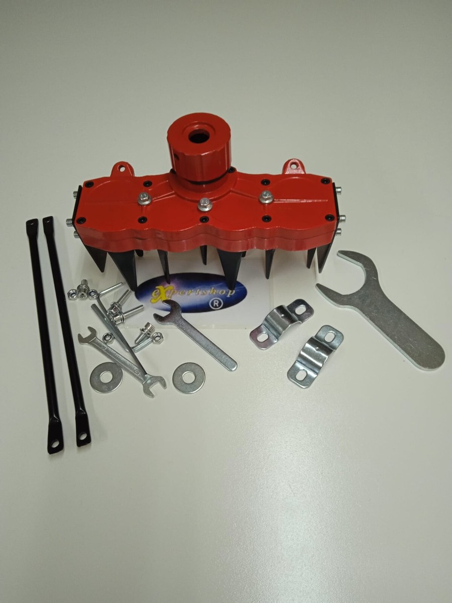 Fresa Decespugliatore Fresa Zappa Rotante Per Decespugliatore - Attacco Universale Per Diserbo E Lavorazione Terreno Testa Rastrello Per Terreno