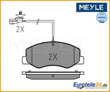 Brake pad set, disc brake Meyle 0252517218/W for Opel