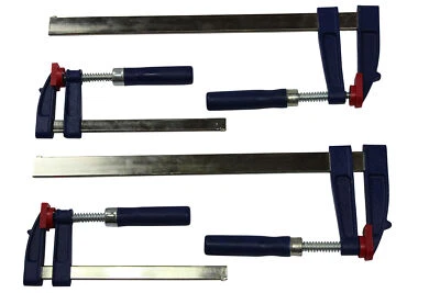 4 x Schraubzwinge Set 150x50 + 300x80 Zwinge Klemmzwinge Einhandzwinge - Bild 1 von 2