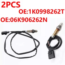 2PCS Fits 2015-2017 VW Passat Jetta Beetle 1.8L Front+Rear Oxygen Sensor