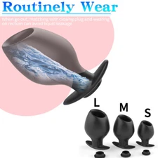 Shower Enema System Vaginal Anal Cleaner Tube Wash Silicone Colon Douche Nozzle