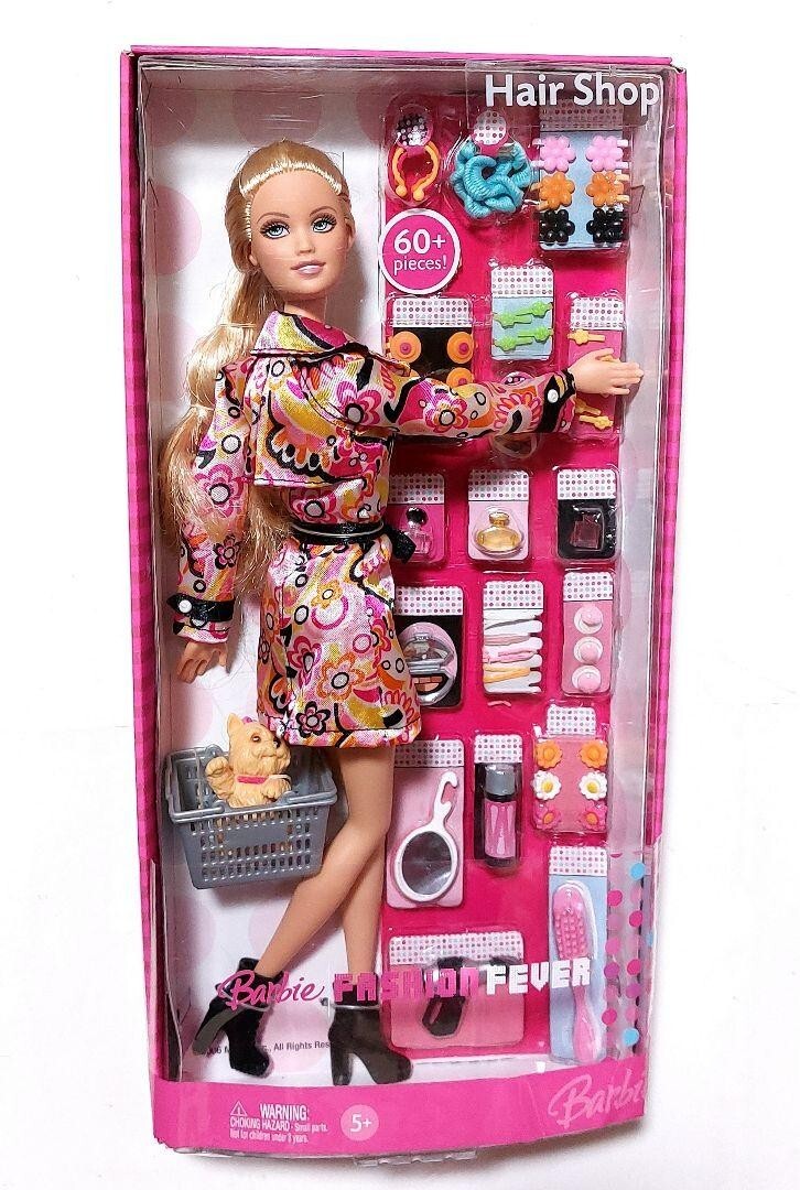 Barbie Fashion Fever Hair Shop Pink New From Japan | eBay