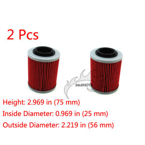 15xOil Filter For CAN-AM Renegade 850 570 1000 Outlander Max 650 450 800 500 400