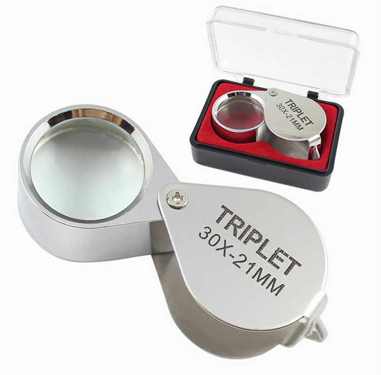 Folding Animer and price excellence revision Mini 30X 21mm Jeweler Loupe Glass Lens Hand C Magnifying