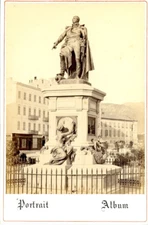 France, Statue of André Masséna, named Prince d'Essling Vintage albumen pri
