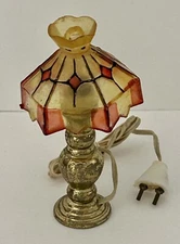 Concord Name Brand Tiffany Style Lamp Dollhouse Scale Furniture  Accessories VTG