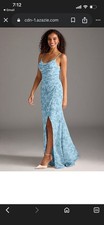 Bridesmaid Dress Azazie Size A4 Deandra Chiffon Bridesmaid Dress