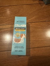 Dog Collagen Liquid MSM Biotin Ginger Joint Support Itch Relief 60ml New in Box
