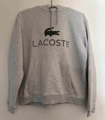 Lacoste Original Herren Pullover Sweatshirt Hoodie Grau Gr. XL