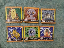 Pokemon Artbox Collectible Stickers Lot Of 6 NEW 