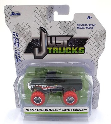 Jada Just Trucks Maßstab 1:64 14020 - 1972 Chevrolet Cheyenne - schwarz/rot