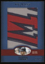 “M” 2009 Topps Unique Joe Mauer Jumbo Patch Relic /15 Letter 