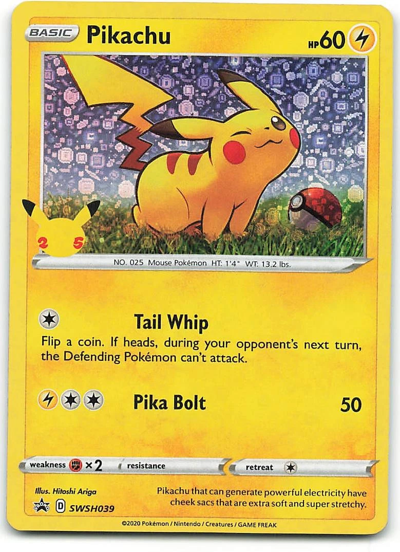 25+ Pikachu Pokémon TCG Individual Trading Card Games General