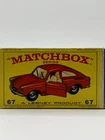 Vintage Lesney Matchbox No. 67 Volkswagen 1600 TL Original Box