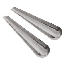 2 Pack Bird Feeding Spoon Chicken Stainless Steel Feed Scoop Poultry Feeder