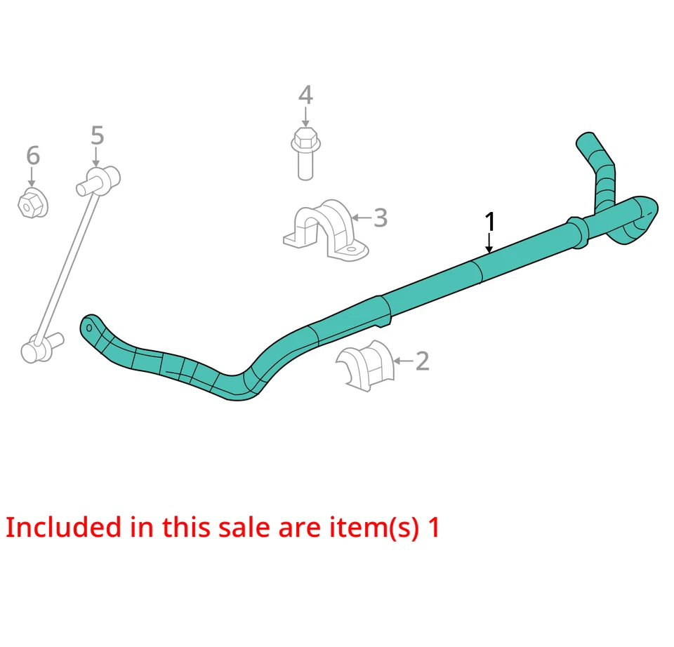 Chrysler 200 2012 tracción delantera barra estabilizadora OEM 106 k millas - LKQ420821705 Foto 4 de 4