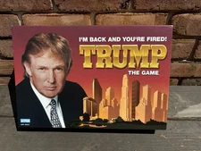 Trump The Game: I'm Back And Your Fired! Hasbro Parker Brothers 2004 COMPLETE