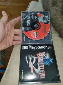 Resident Evil (Sony PlayStation 1, 1996) PS1 CIB Black Label - Sweepstakes Cover