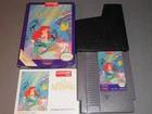 VINTAGE NINTENDO NES DISNEYS THE LITTLE MERMAID VIDEO GAME. CIB COMPLETE IN BOX