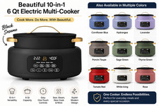 Beautiful 10 in 1, 6 Qt Electric Multi-Cooker...