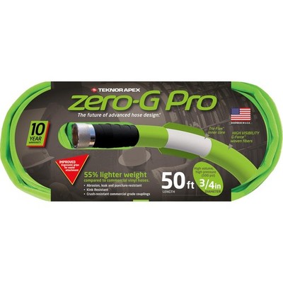 Teknor Apex Zero-G Pro 3/4'' x 50ft Commercial Heavy Duty Garden Hose