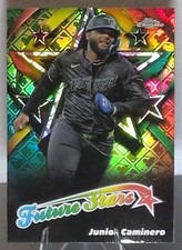 2025 Topps Chrome Junior Caminero Logofractor Future Stars Insert #FS-18 