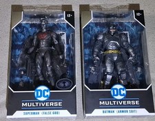 Mcfarlane DC Multiverse Dawn Of Justice Batman Armored Suit & False God Superman