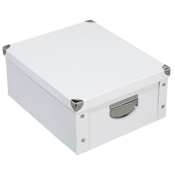Zeller 17764 Aufbewahrungsbox Weiß, Mittel-image